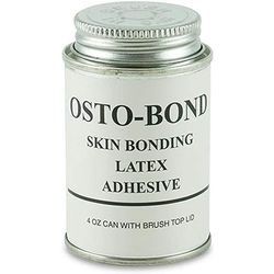 A can of osto-bond skin bonding latex adhesive.